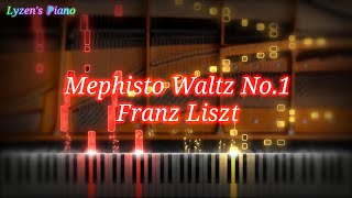 Franz Liszt  Mephisto Waltz No1 Piano Musics [upl. by Rozanna250]