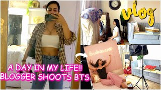 VLOG LAZY BUT PRODUCTIVE SHOOT DAY  PARANORMAL ACTIVITY WHATTT BTS AND MORE  SIMMY GORAYA [upl. by Kunz]