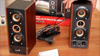 Genius SPHF800A 20 Computer Speaker unboxing and overview [upl. by Georgina]