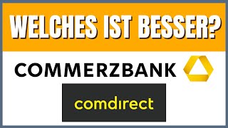 Commerzbank vs comdirect Girokonto 2024 Vergleich [upl. by Elden]