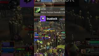 AFFLICTION WARLOCK UA DISPEL ONESHOTTING DEMON HUNTER  bualock on Twitch [upl. by Sid930]