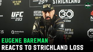 Eugene Bareman quotI want Sean Strickland rematch next weekquot  UFC 293 Post Fight Press Conference [upl. by Gelman]