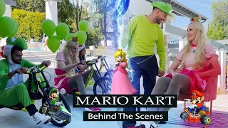 Mario Kart 1amp2 BEHIND THE SCENES Hannah Stoking house [upl. by Hum]