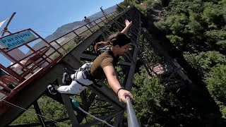 BUNGEE JUMPING en GRANADA  DRON  con Paraíso Andaluz [upl. by Sisto]