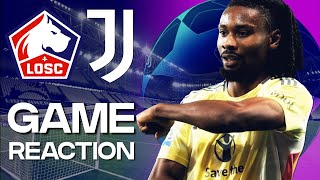 LILLE vs JUVENTUS  POST GAME REACTION UCL MD4 [upl. by Llegna435]