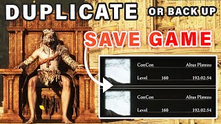 How to Backup SAVE GAME Files or Duplicate Saves ► Elden Ring [upl. by Syned]