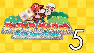 Lets Play Paper Mario Sticker Star 5 14 Hither Thither Hill [upl. by Revilo]