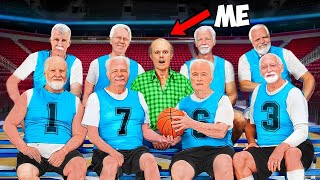 I Joined a Elderly Basketball League [upl. by Ecnadnac407]