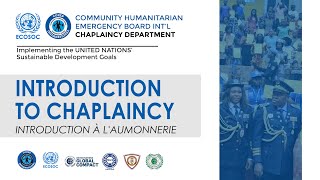 INTRODUCTION TO CHAPLAINCY PT 1 [upl. by Voorhis632]