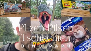 PLzeñPilsen Tschechien🇨🇿🇨🇿🇨🇿Dino Park💯💯💢 [upl. by Adhern]