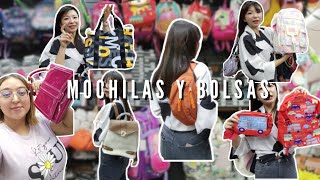 MOCHILAS Y BOLSAS en el CENTRO CDMX  Celena tong  Landtshop [upl. by Enelloc765]