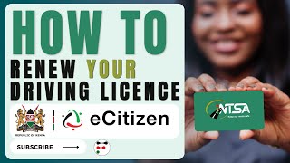 How to Renew Your Driving License on eCitizen 2023 [upl. by Monk]