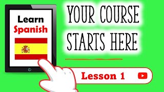 Introduction to Spanish Lesson 1 Pasos Unit 1A [upl. by Chilcote596]