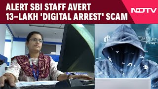 Hyderabad News  Alert SBI Staff Save Senior Citizen From 13Lakh Digital Arrest Scam [upl. by Iad]