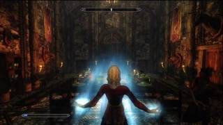 Skyrim  Blizzard  Master Destruction Magic Spell [upl. by Verdi]