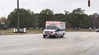 Harnett County EMS Paramedic 3059 Responding Code 3 to a call [upl. by Milburr554]