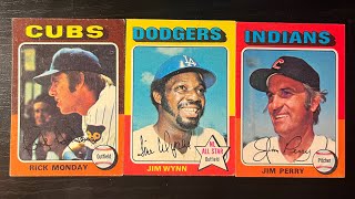 1975 Topps Baseball 1 Pack from LCS 15th rdj3video [upl. by Mccollum792]