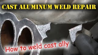 TFS Cast Aluminum Weld Repair [upl. by Euqirat142]