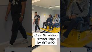 Crash Simulation 7 kmh 45 mph by MrTraffiQ For educational purposes only [upl. by Hairabez]