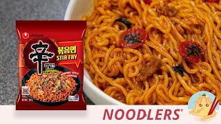 Nongshim Shin Ramen  StirFry Spicy Noodles 🔥 [upl. by Ennaej275]