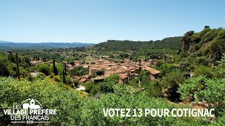 Cotignac  le Village préféré des Français 2019  Votez 13 [upl. by Hayila]