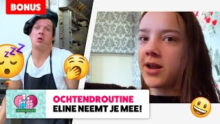 ELINE DEELT HAAR MORNING ROUTINE GET READY WITH ME  De Nagelkerkjes 515 [upl. by Atnes]