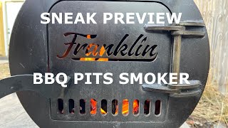 Sneak Peak Franklin BBQ Pits Smoker 4k [upl. by Sabu]