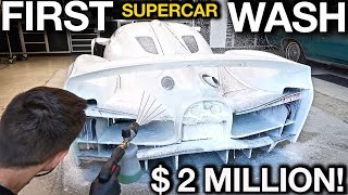 2 Million Supercar First Wash and Detailing [upl. by Norah287]