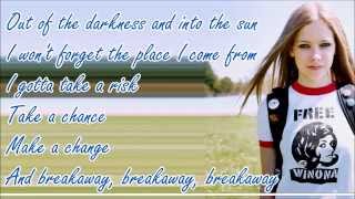 Avril Lavigne  Breakaway Lyric Video [upl. by Everest]