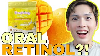 FRESHIES RETINOL  GLUTA  COLLAGEN MANGO DRINK REVIEW 1ST ORAL RETINOL IN PHILIPPINES [upl. by Gavette835]