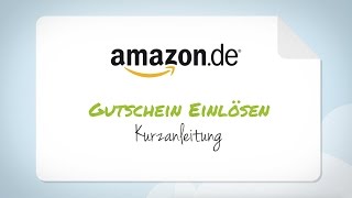 Amazon Gutschein einlösen  Schritt für SchrittAnleitung [upl. by Anees470]