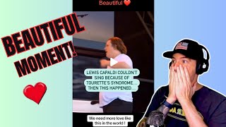 Lewis Capaldi Reaction  Amazing to watch [upl. by Ellenet]