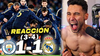 REACCIONES DE UN HINCHA Manchester City vs Real Madrid 11 34 A SEMIFINALES [upl. by Beata]