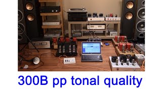 300B pp tube amplifier LV14 sound reproduction test by digital audio interface recording [upl. by Nrev]