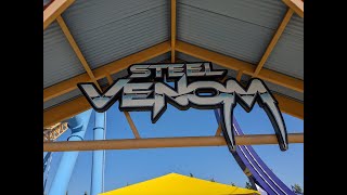 Valleyfair Steel Venom [upl. by Aryajay]