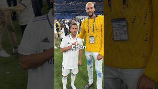 La différence de taille entre un footballeur et un basketteur football halamadrid realmadrid [upl. by Wauters337]