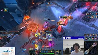 DRX Sponge fullstream  Nidalee Jungle Samira Xayah Aram [upl. by Eignav]