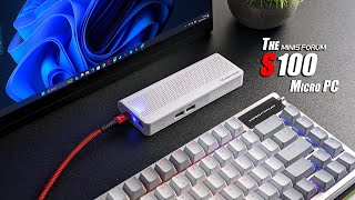 The AllNew S100 4K Windows 11 Mini PC Stick Fits In The Palm Of Your Hand [upl. by Audy]