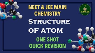 One Shot Quick Revision  Structure of Atom  NEET amp JEE Chemistry  Soching Kota [upl. by Pirali]