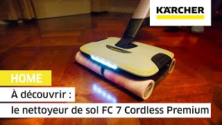 À découvrir  le nettoyeur de sol FC 7 Cordless Premium blanc  Kärcher [upl. by Noiro]