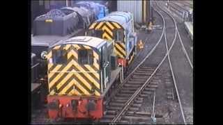 Class 03 and 08 Diesel Shunters at Wansford 1993 [upl. by Nosreffej]