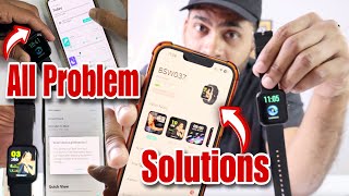 Smartwatch Problem Solve  All Smart Watch  Smart watch Hanging Problem [upl. by Lyrradal]