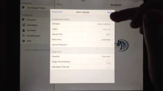 Teamspeak Tutorial für iOS Beschreibung lesen [upl. by Bevvy176]