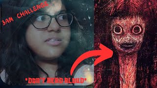 VLOG READING TOMINOS HELL POEM AT 300 AM CHALLENGE FIRST HORROR CHALLENGE WEIRD EXPERIENCE [upl. by Iago]