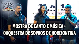 Mostra de Canto e Música  Orquestra de Sopros de HorizontinaMostra Cultural De Talentos [upl. by Ecilegna]