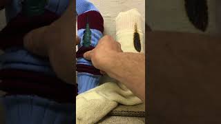 Merino Wool v Nylon Socks Burn Test Wool Sock Burn Test by Crookwells Lindner Socks [upl. by Enomaj]