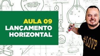 Física Total  Aula 09  Lançamento Horizontal no vácuo [upl. by Yeslehc]