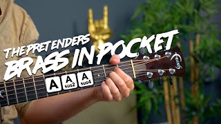 Play Brass In Pocket by The Pretenders  for Beginner amp Intermediate level [upl. by Evars]