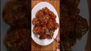 Manchurian ਬਣਾਓ ਘਰ ਵਿੱਚ।😋 restaurantstylemanchurian manchurianrecipe shortsrecipe shortsviral [upl. by Cloris]