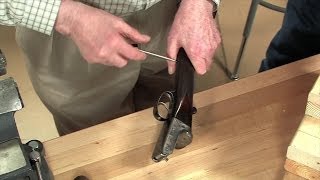 How to Disassemble a Boxlock  British SidebySide Shotguns  MidwayUSA [upl. by Dranrev]